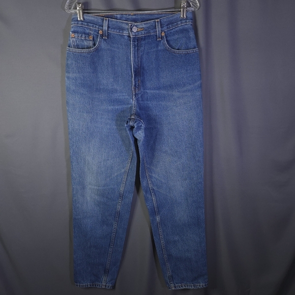 Vtg‎ Womens Levis 550 Denim Jeans Relaxed Fit Tapered Leg Size 10 Reg. M 90s Y2K - Picture 2 of 7